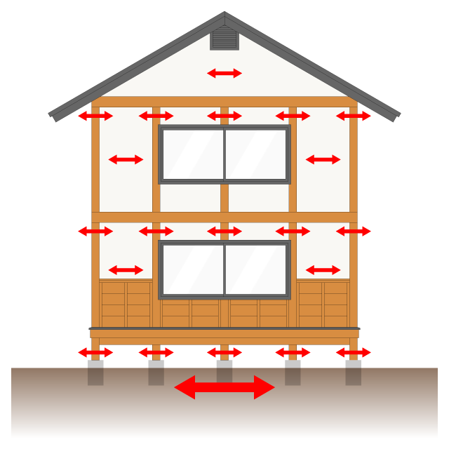 古建築イラスト