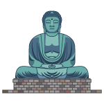 鎌倉の大仏イラスト